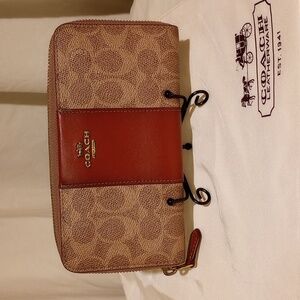 Coach Zip around wallet